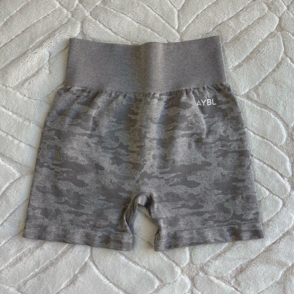 AYBL Gray Camo Athletic Shorts